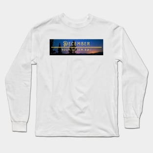 Word December Long Sleeve T-Shirt